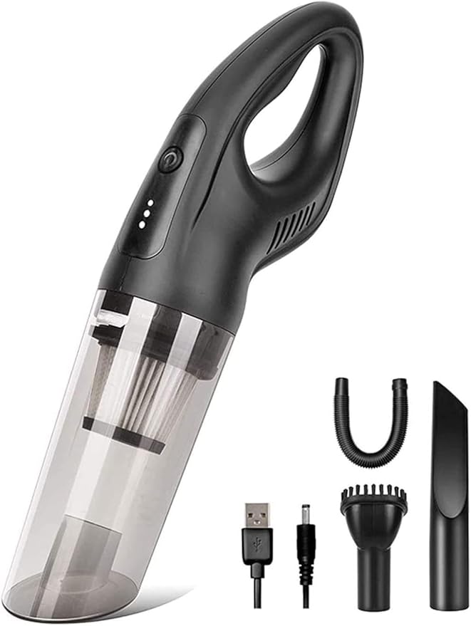 Portable car Vacuum Cleaner, Handheld Portable, 5000PA high-Power, Wet or Dry Suction Type, Strong Power, Long Running time, and Convenient