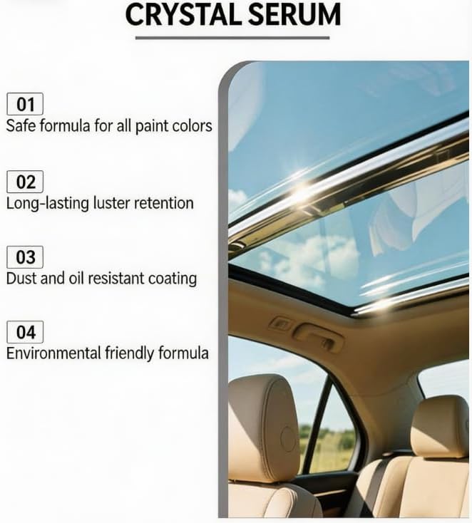 9H Graphene Ceramic Coating, Quick Effect Coating Agent for Car, Ceramic Coating for Cars, Ceramic Coating for Cars Boats RV's & Motorcycle Adds Extreme Gloss Depth Shine & Protection