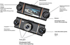 4 Channel Dash Cam for Cars Front Rear Inside & Left Right,360° Dash Cam Front Rear Inside & Left Right, 4K+1080P*3 FHD Car Camera, 5GHz WiFi & App Control,24H Parking Mode,G-Sensor,Loop Recording