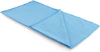 SPTA Ultra Fine Microfiber Cloths for Glass, 12 Pack Microfiber Glass Cleaning Cloth, 16 InchX16 Inch, 300GSM, Lint Free Quickly Clean Window, Glasses, Windshields, Mirrors, and Stainless Steel, Blue