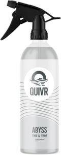 QUIVR Abyss Tire Dressing 32oz. – Deep Satin Finish Tire & Trim Dressing, No-Sling Formula, Customizable Dilution for Tires, Plastics & Interior Trim – Professional Detailing Shine Enhancer