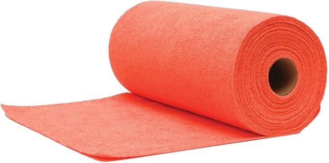Rolla-Fiber Towels – Microfiber Washable Roll of Tearable Towels, Soft & Lint-Free, Reusable Up to 50 Washes – Like Paper Towels for Cleaning & Detailing