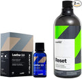 CARPRO CQUARTZ Leather 2.0 50mL Kit Reset Intensive Car Shampoo 1 Liter, Perfect Partner to Nanotechnology Based Sealants and Coatings - Bundle