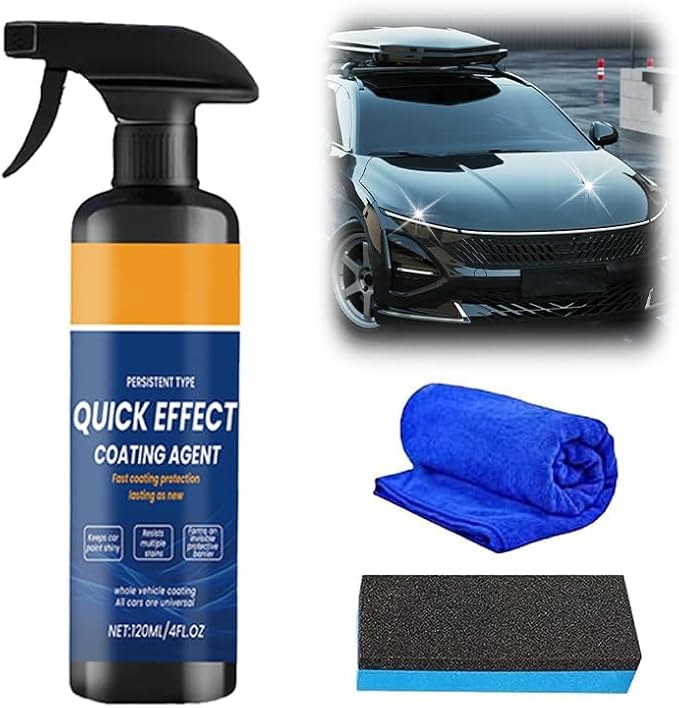Car Nano Quick, Coat Restore Coating Spray, 2026 Upgrade Nano Quick Coat Restore - Quick Effect Coating Agent for Car, Car Coating Spray for Shine & Protection (1PCS)
