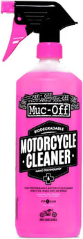 Muc Off 664US Nano-Tech Motorcycle Cleaner, 1 Liter - Fast-Action, Biodegradable Motorbike Cleaning Spray - Safe On All Surfaces and All Types of Motorcycle Pink