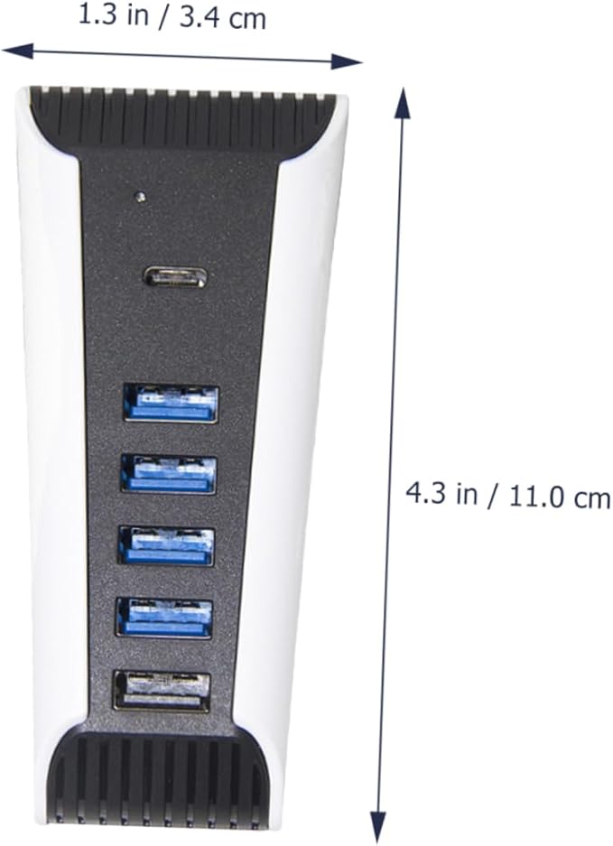 Uonlytech 4pcs USB Hub Adapter USB Ports Desktop Splitter Expander for Compatible Multiple Devices Easy to Install Professional Design for Gamers and Everyday Use