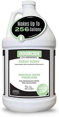 Odorcide Fresh Scent Odor Eliminator Concentrate – Odor Eliminator for Strong Odor on Carpet, Hardwood, & More – Smoke, Sweat, & Pet Odor Eliminator for Home w/Non-Enzymatic Formula, 1 Gallon