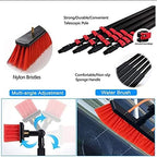Teles Water Fed Pole Kit 12 36ft Aluminum Window Cleaning Brush & Hose Outdoor Solar Panel Cleaner Efficient Window Washing Tool for Solar Maintenance & Exterior Cleaning