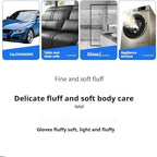 1 Pair Wool Car Wash Gloves Scrubbing Waxing Gloves Cleaning Polishing Automotive Products Plush