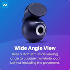 Nextbase 222XR 1080p Dash Cam + Rear Cam HD in Car Mini Camera with Parking Mode, Night Vision, Automatic Loop Recording and File Protection, Reliable and Durable