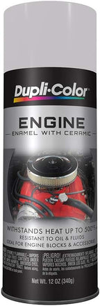 Dupli-Color DE1615-6 PK Engine Enamel Spray Paint with Ceramic - Aluminum - 12 oz Aerosol Can Pack of 6