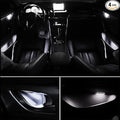 Automotive Door Handle Lights,12V 4pcs LED Interior Lights Multicolor Universal Fit for Car Interior Atmosphere Light (White)