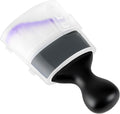 Car Detailing Brush, Soft Bristle Cleaning Brush, Scratch-Free Auto Duster Tool for Dashboard, Air Vents, Leather & Interior Cleaning (Black&Purple with Cap)