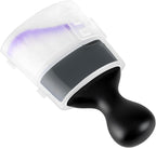 Car Detailing Brush, Soft Bristle Cleaning Brush, Scratch-Free Auto Duster Tool for Dashboard, Air Vents, Leather & Interior Cleaning (Black&Purple with Cap)