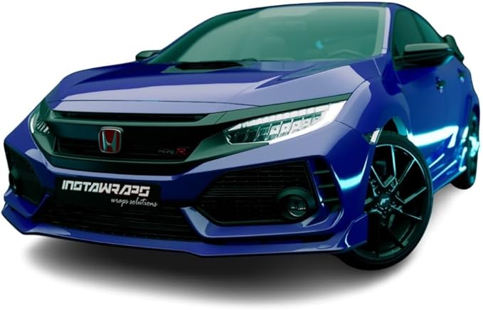 3M Car Wrap Roll 2080 High Gloss Blue Raspberry | HG378 | (5ft x 1ft (5 Sq/ft)) | Automotive Vinyl Wrap for Cars - Car Interior Wrap & Exterior | w/Free Instawraps Pro Glove