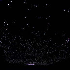 AKEPO PMMA END Glow Fiber Optic 50pcs 13.1ft/4m Ф0.03in(0.75mm) Fiber Strands for LED Star Ceiling Sky Light Kit and Fibre Optical Lighting Decoration (Without Light Source)