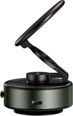 Trusmi Electric Vacuum Magnetic Car Windshield Phone Mount, 4300 Gauss, Type-C Powered, for Glass & Smooth Flat Surfaces Only, 360° Rotation, Hands-Free Holder, Black