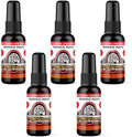 BluntPower (Terrific Poppy, 5 Pack) Concentrated Odor Eliminator and Diffuser Oil - Room Deodorizer, Odor Eliminator, and Smoke Eliminator Spray - Premium Oil Based Air Freshener & Odor Eliminator Spray