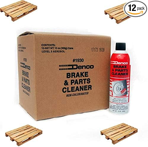 Denco #1930 Brake & Parts Cleaner Spray, Non-Chlorinated, Fast-Drying Degreaser, Low Odor Aerosol, 15.3oz (13oz net wt) (Case of 960)