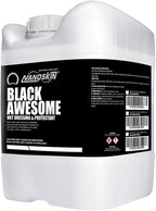 Nanoskin BLACK AWESOME Silicone-Free VRT Dressing Protectant 5 Gallons – Adjustable Like-New Finish to Vinyl, Rubber, Tire, Trim, Plastic, Interior & More | Safe for Cars, Trucks, Motorcycles, RVs