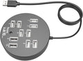 MERRYHAPY Port USB Hub High-Speed USB Expander Multi-Port Splitter for File Exchange Compatible with Laptops and Computers for Work and Gaming