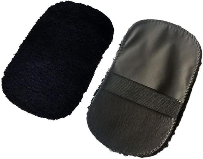 3Pcs Sheepskin Wool Mitt Car Wash Mitt Single-Sided car wash Gloves Wool Velvet car Cleaning Gloves Car Cleaning Ultra Soft Lambskin Wash Pad