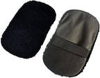 3Pcs Sheepskin Wool Mitt Car Wash Mitt Single-Sided car wash Gloves Wool Velvet car Cleaning Gloves Car Cleaning Ultra Soft Lambskin Wash Pad