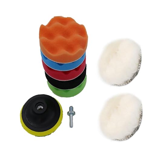 Ciieeo 9pcs Auto Detailing Kit Car Buffer Kit Polishing Pads Bars Auto Detailing Set for Car Waxing