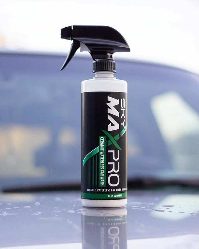 PRO Ceramic Waterless Car Wash Premium Aviation-Garde Cleaning with the latest Nanotechnology Without Swirling or Scratching 16 oz