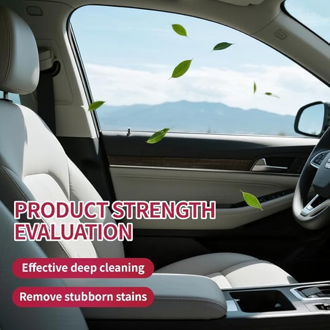 2Pcs Multi-Purpose Foam Cleaner for Car Interior Upholstery Cleaner Foam for Seats,Carpets, Dashboard, Mats, Leather, Vinyl, Quick Remover Stains, Foam Spray for Auto, RV, Home Use(150ml*2)