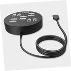USB Hub Ports Expander High-Speed USB Data Dock Station Efficient Multi-Port for Laptops and Desktops