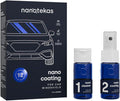 Nano Ceramic Coating for Cars' Windshield: Hydrophobic Glass Coating Spray Kit Provides Advanced Rain Visibility, Repels Dirt for Safer Driving. Professional Ceramic Coating for Cars
