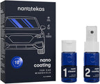 Nano Ceramic Coating for Cars' Windshield: Hydrophobic Glass Coating Spray Kit Provides Advanced Rain Visibility, Repels Dirt for Safer Driving. Professional Ceramic Coating for Cars