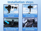 PZK Car Phone Mount for Honda CRV CR-V 2017 2018 2019-2020 2021 2022 Accessories 5th Gen CRV Custom Air Vent Phone Holder Auto Lock Hands Free 360° Rotation Cell Phone Automobile Cradles