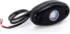 12 Pods Blue LED Rock Lights Neon Underglow Light for Car Truck ATV SUV Under Body Glow Light Trail Fender Lighting