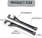 Car Seat Gap Filler Organizer - No Drop Seat Guard, Side Gap Filler for Car, SUV, and Trucks, 2 Pack, Black - Prevents Items from Falling, Extra Storage Space, Easy to Install, Durable & Eco-Friendly