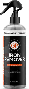 GlassParency Iron Remover (16 oz.) Remove Iron Particles and Decontaminate Car Paint | Fallout Rust Remover for Car Detailing