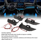 SUNGOOYUE Car LED Light Inner Door Handle Ambient Lighting Kit 2020 2021 2022 2023 2024 Easy Install Accessories, Blue‌