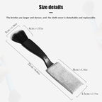 Double Head Brush for Car Clean 2PCS,Car Brushes for Detailing Interior,Car Detailing Brushes Exterior,Soft Car Detailing Brush(Double Head-Black,2Pack)