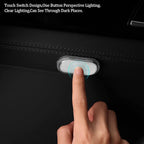 4 PCS Car Led Lights Interior,7 Colors Ambient Lighting Car Interior,USB Rechargeable Car Interior Reading Light,Portable Led Lights for Car
