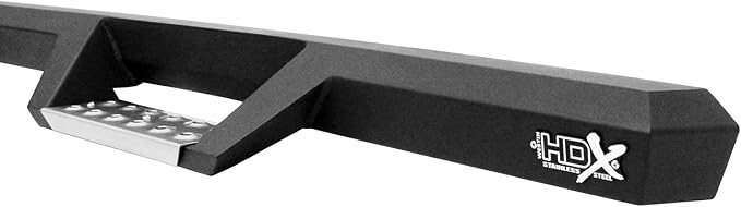 Westin 56-141352 HDX Drop Nerf Bars fits 2019-2025 Silverado Sierra 1500 (Exc Silverado LD Sierra 1500 Limited) 2020-2025 Silverado Sierra 2500 3500 Crew Cab Textured Black Pair