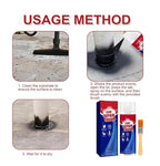 Leak Sealant Spray, Leak Repair Waterproof Sealant Sprays with Brush, Multi-Surface Leakrepair Indoor and Outdoor Waterproof Coating, Fast Drying, Easy to Apply