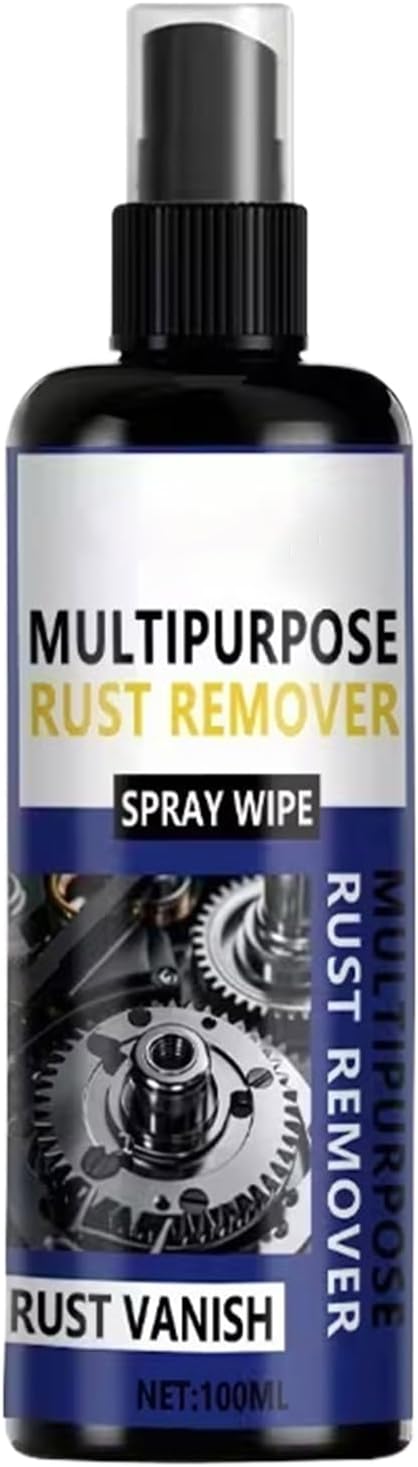 100ml Metal Rusts Remover Car Rust Stain Remover Inhibitor Irons Out Fallout & Stop Rust Removers Spray Coating polishing Lubricant for Screws Door Wheels Hinge Chains Bolts Paint