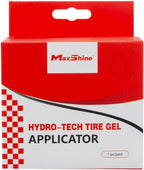 Maxshine Hydro-Tech Tire Foam Applicator Pad Waxing Sponge for Car Detailing, Black & Red (3 Pack)