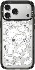 CASETiFY Impact iPhone 17 Pro Max Case [Slim/Compatible with Magsafe / 8.2 ft. 4X Military Grade Drop Protection] - Just Some Buns - Clear Black