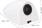 Car Blind Spot Camera, Car Blind Spot Camera Night Vision Assist Tape Mounting Left Right Side View Camera for Car Surveillance System (White)