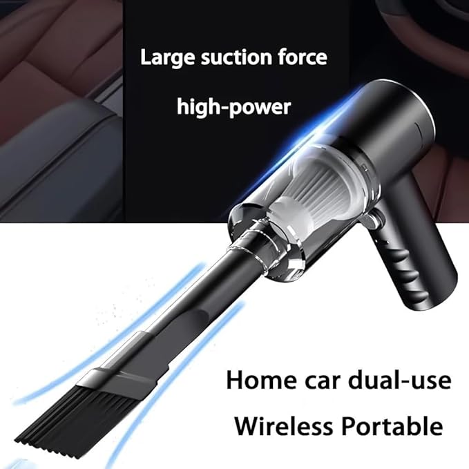 Mini car Vacuum Cleaner, Cordless, Suitable for Both Home and use, Handheld Wireless Portable Household