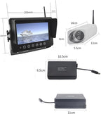 Digital Wireless 7" Monitor Forklift Front View Camera Magnetic 9600mA Battery