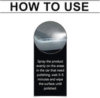 Car Interior Cleaner, 100ml Car Interior Cleaner, Car Interior Polish Detailer and Cleaner, Long Lasting Super Shine Dressing and Car Interior Detailer Spray for Cleaning and Brightening