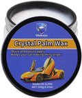 Car Wax Crystal Coating Paste - Long Lasting Ceramic Infused Protection, Deep High-Gloss Shine with Hydrophobic Effect - Easy DIY Paint Sealant for All Car Colors, UV Resistant Formula
